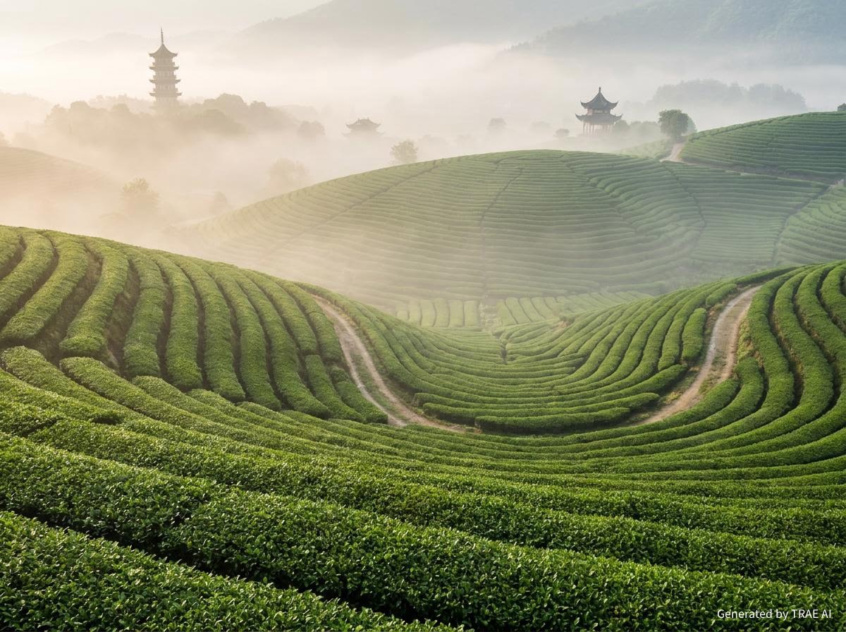 龍井茶園梯田