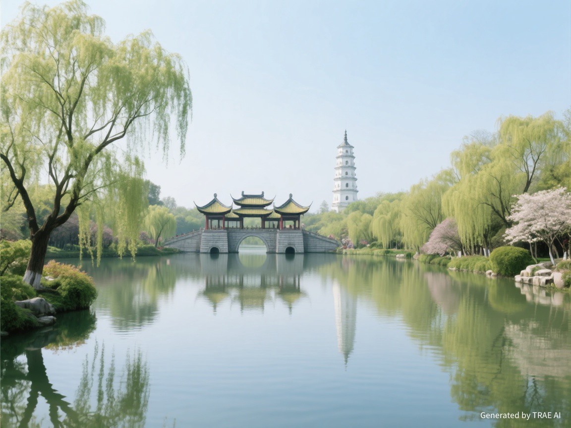 揚州瘦西湖與五亭橋